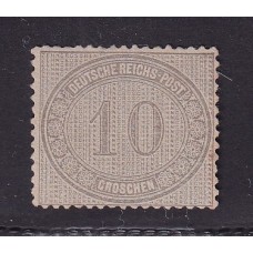 ALEMANIA 1872 YV 26 ESTAMPILLA NUEVA CON GOMA 50 €